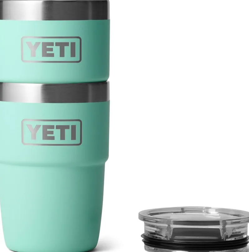 Yeti Coffee Mugs & Flasks-Rambler 8oz Stackable Cup - Seafoam