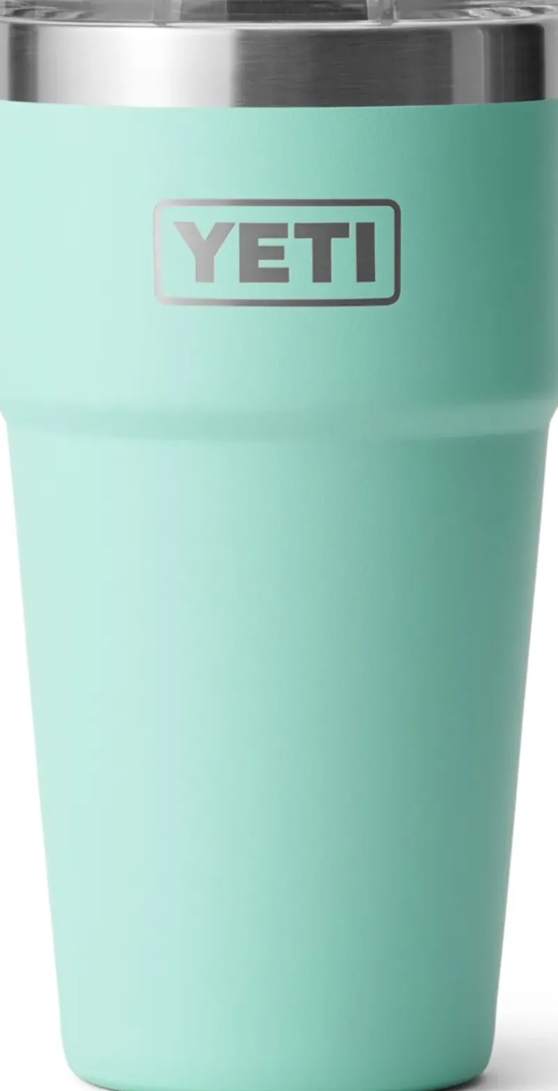 Yeti Coffee Mugs & Flasks-Rambler 20oz Stackable Cup - Seafoam