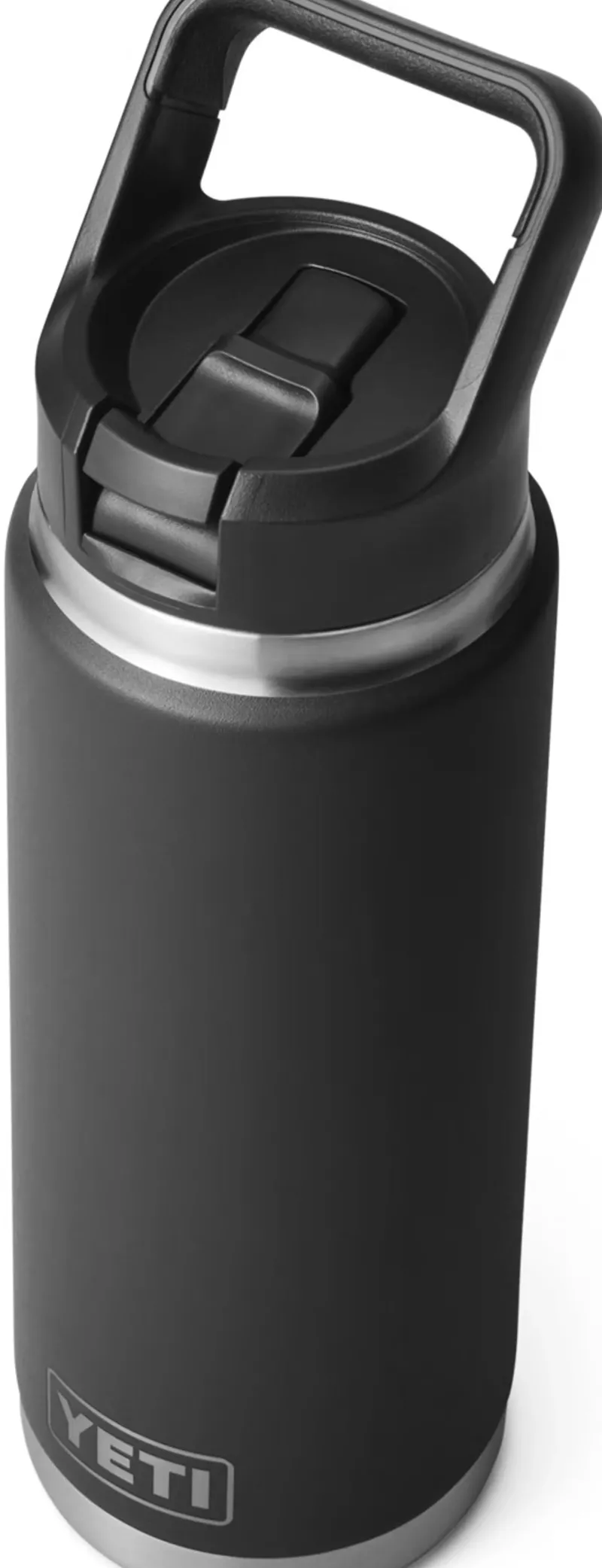 Yeti Coffee Mugs & Flasks-Rambler 26oz Straw Bottle - Black
