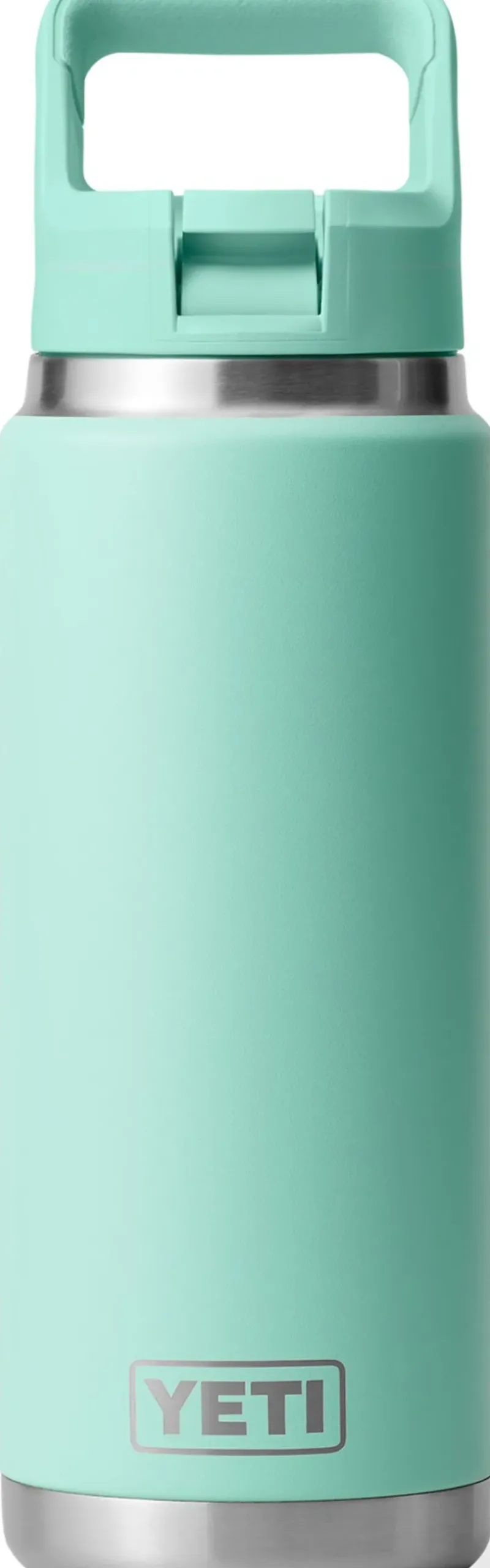 Yeti Coffee Mugs & Flasks-Rambler 26oz Straw Bottle - Seafoam