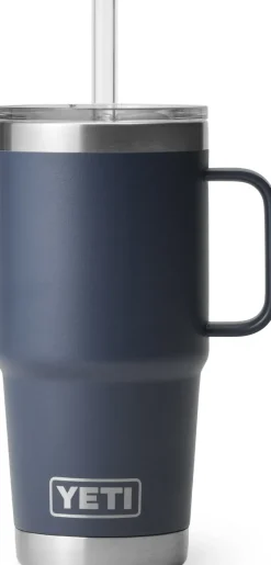 Yeti Coffee Mugs & Flasks-Rambler 25oz Straw Mug - Navy