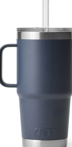Yeti Coffee Mugs & Flasks-Rambler 25oz Straw Mug - Navy