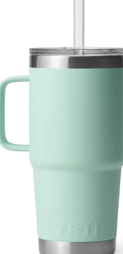 Yeti Coffee Mugs & Flasks-Rambler 25oz Straw Mug - Seafoam