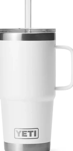 Yeti Coffee Mugs & Flasks-Rambler 25oz Straw Mug - White
