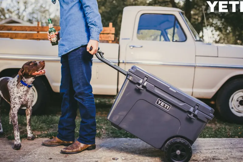 Yeti Cool Boxes & Accessories|Cool Boxes & Accessories-Tundra Haul Wheeled Cool Box - Charcoal